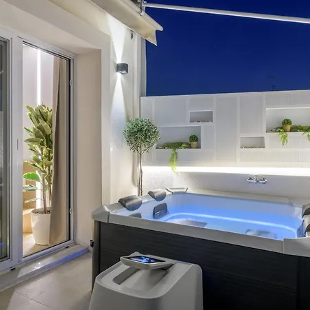 Central Sunny Loft With Plunge Pool Atene Esterno foto
